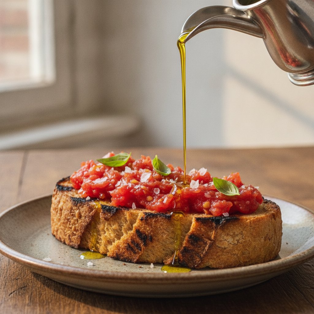 Grilled Bread with Tomato (Gluten-Free)