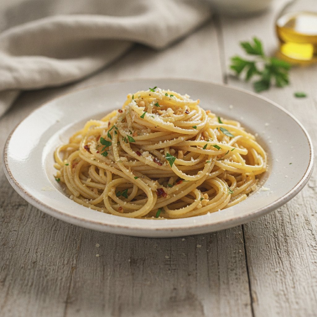 Garlic and Oil Noodles