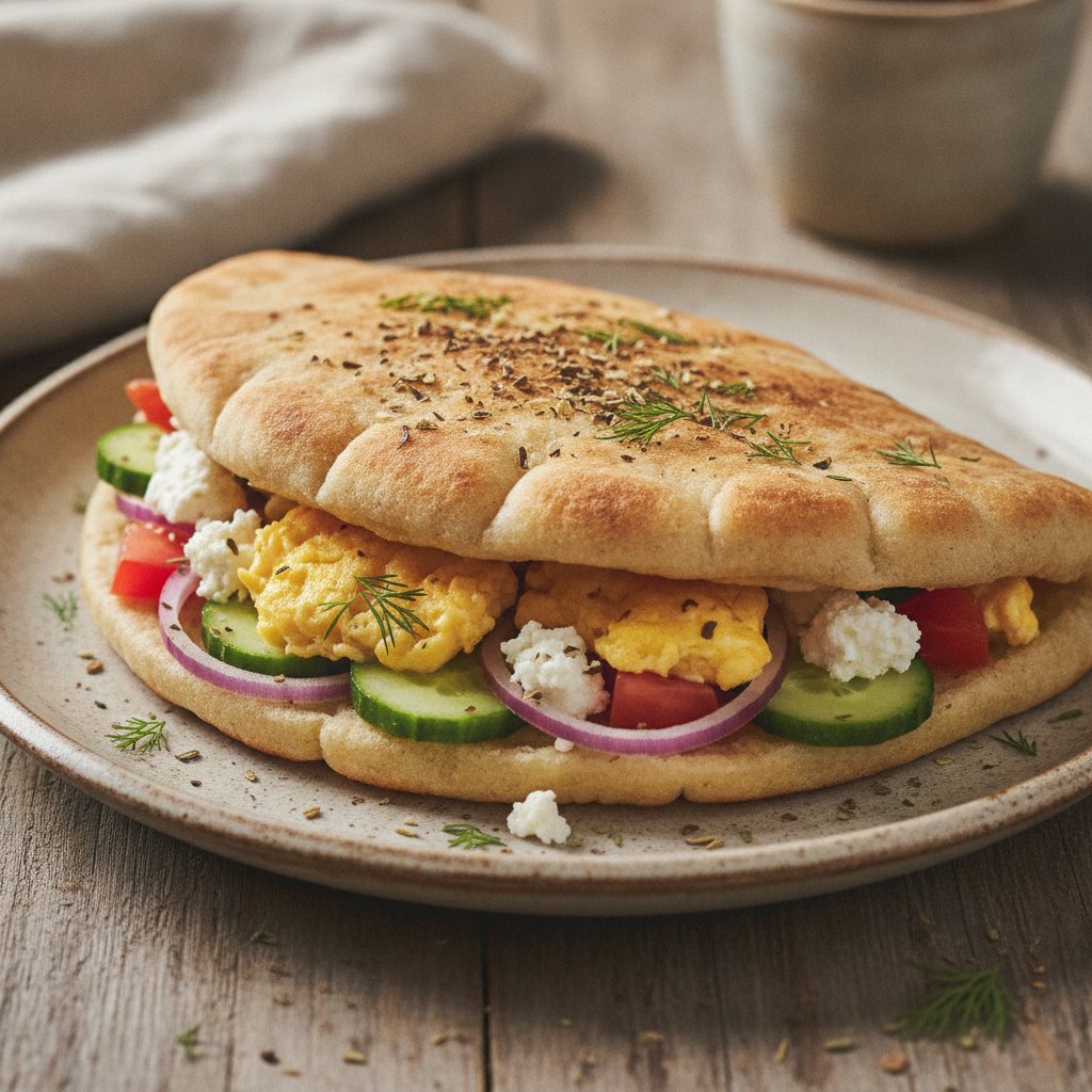 Egg and Cheese Breakfast Flatbread