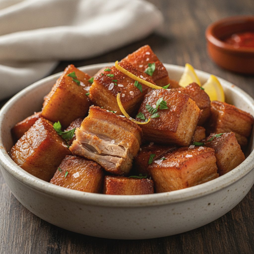 Roast Pork Belly Bites