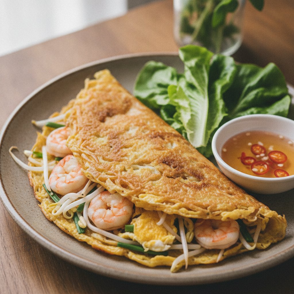 Sizzling Rice Pancake with Egg (Low-Calorie)