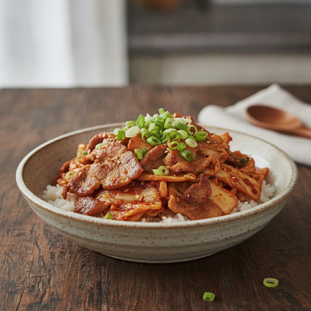 Stir-Fried Kimchi with Pork (Gluten-Free)