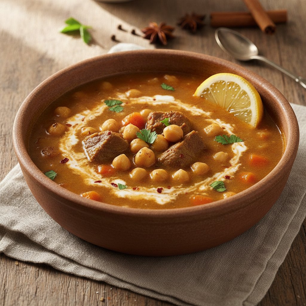 Lamb and Chickpea Soup (Dairy-Free)