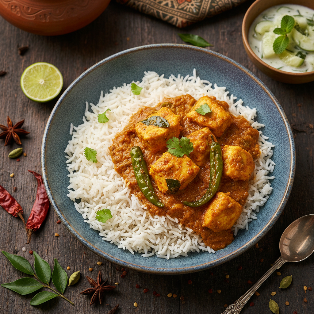 Fish Curry Rice Bowl