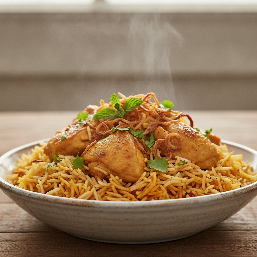 Chicken Layered Rice