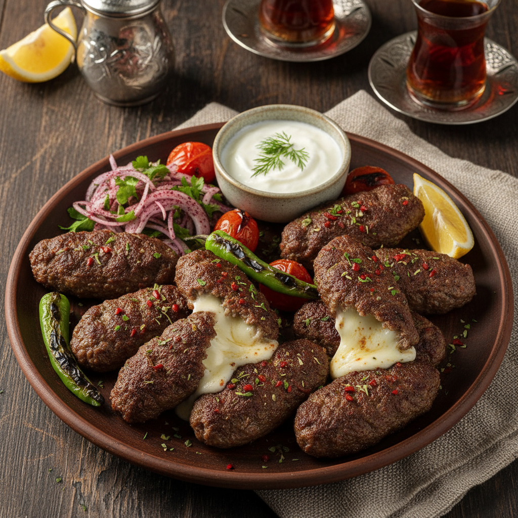 Cheese-Stuffed Lamb Meatballs — Kasarli Kofte