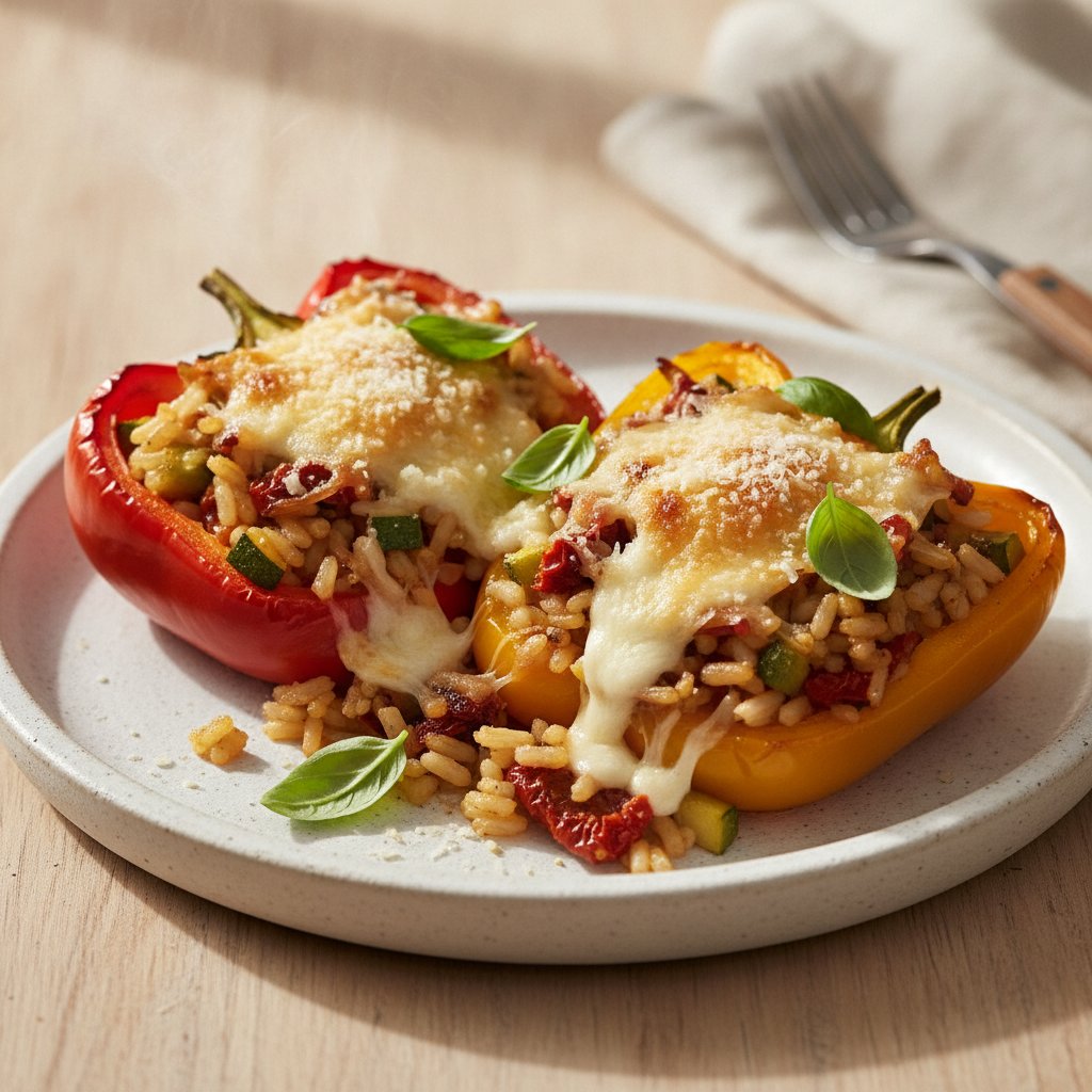 Roasted Stuffed Bell Peppers