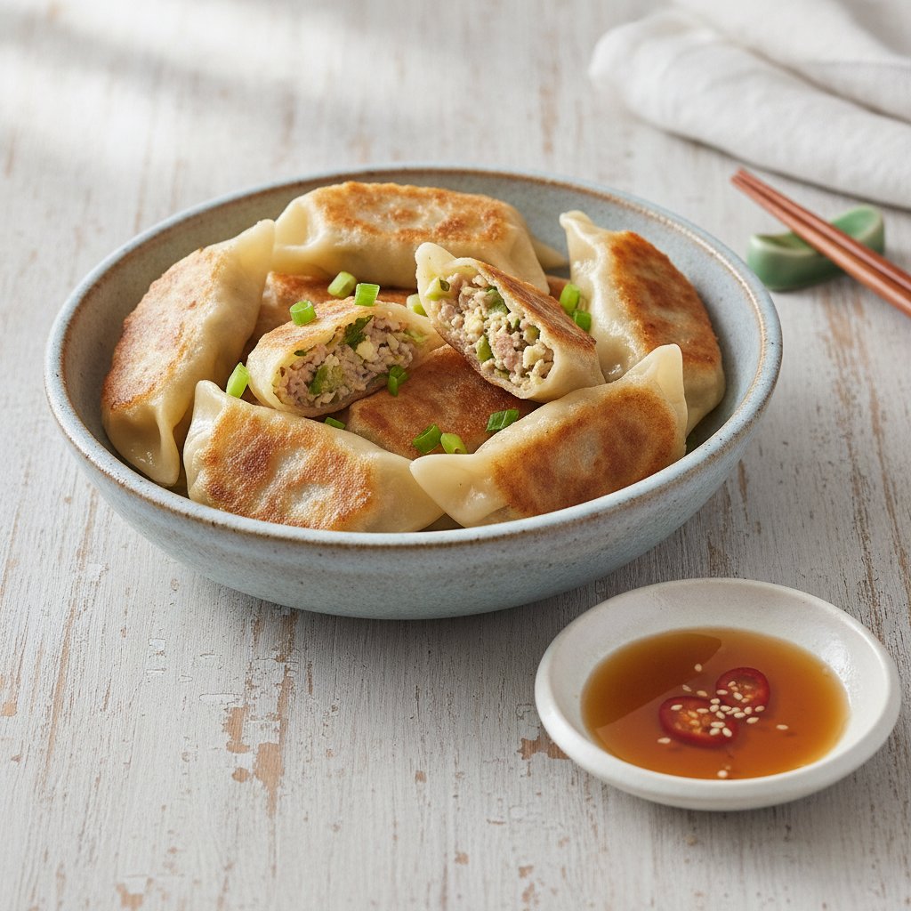 Korean Fried Dumplings (High-Protein)
