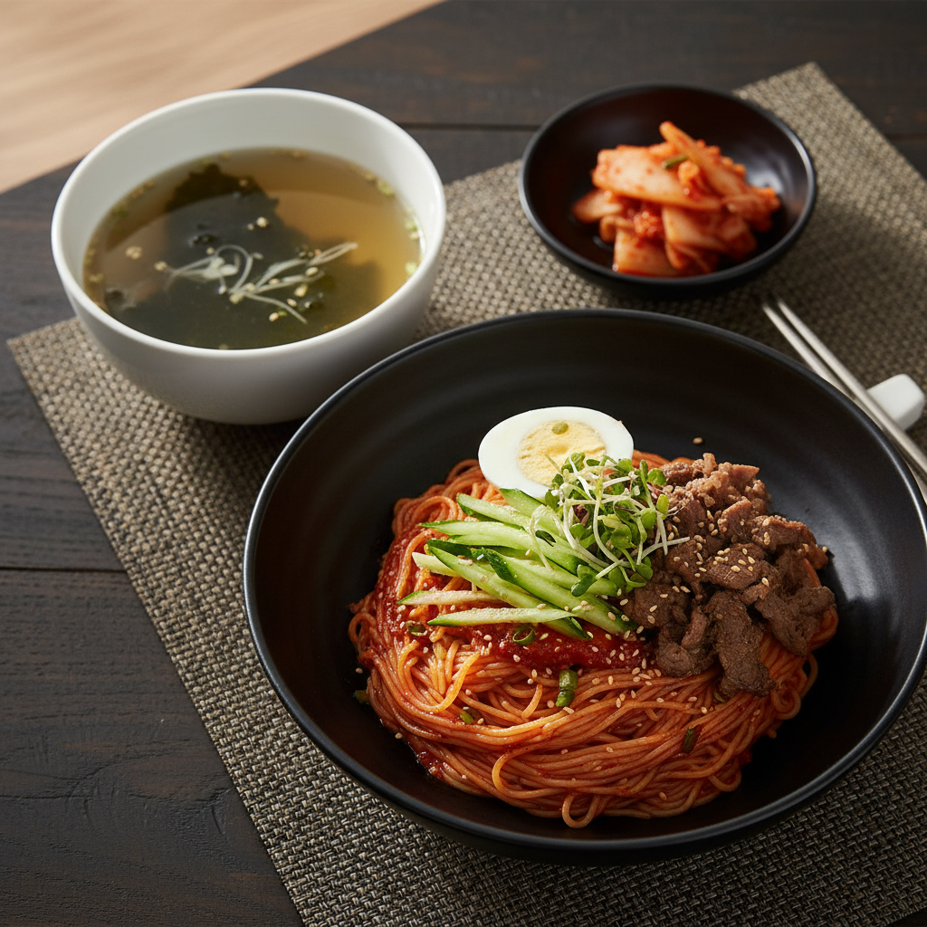 Quick Bibim Guksu Lunch