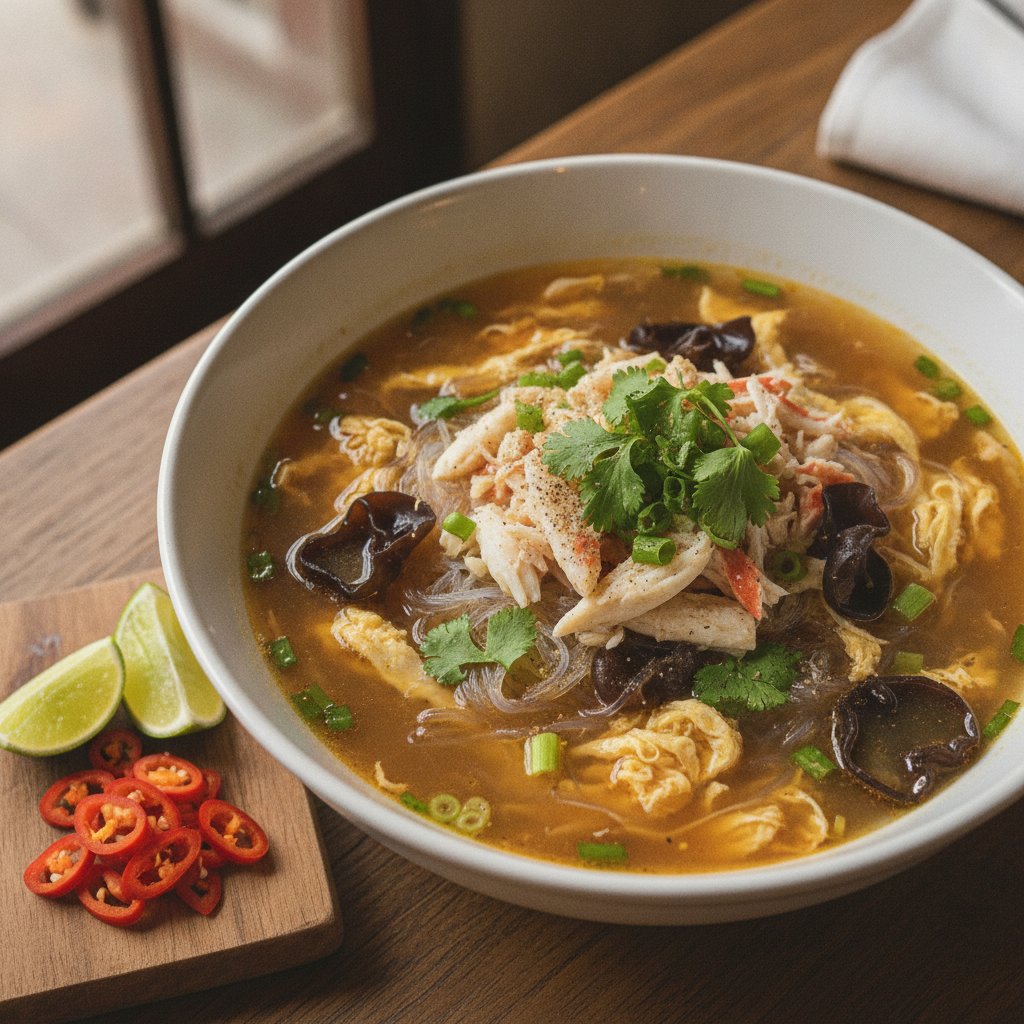 Crab and Glass Noodle Soup
