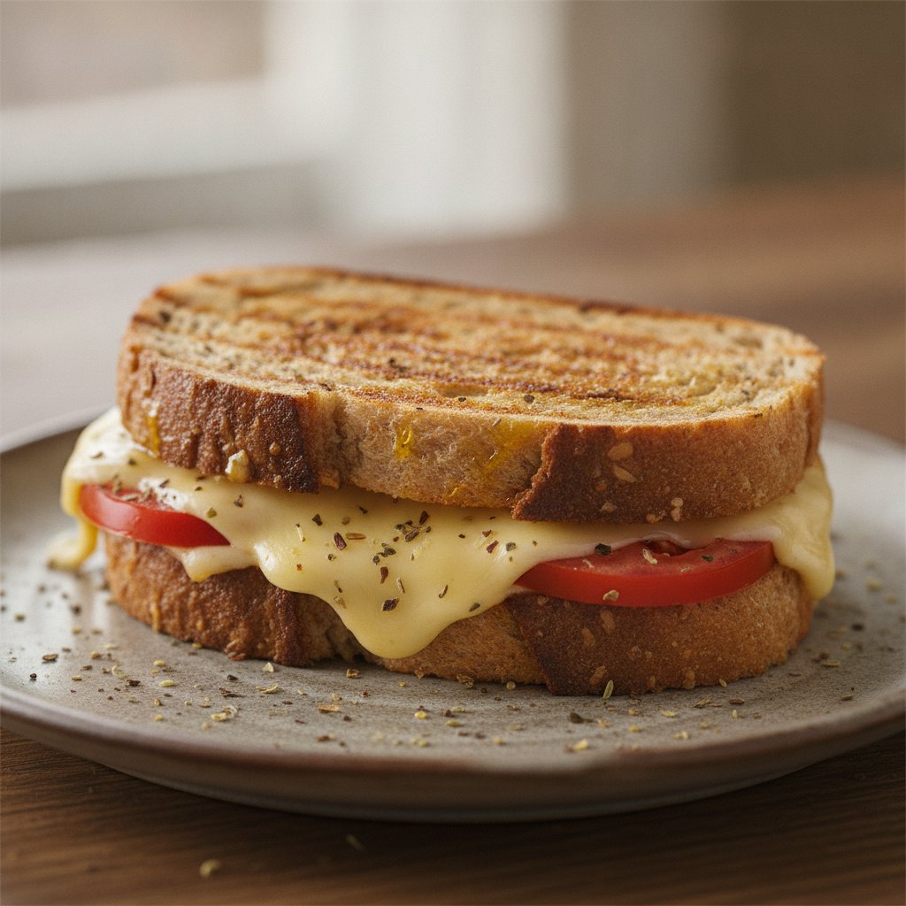 Toasted Cheese Sandwich (Low-Calorie)