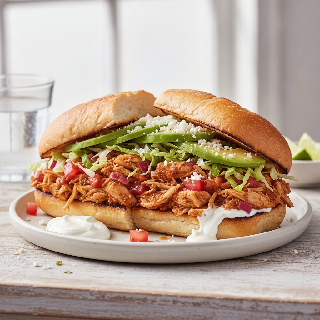 Shredded Chicken Sandwich