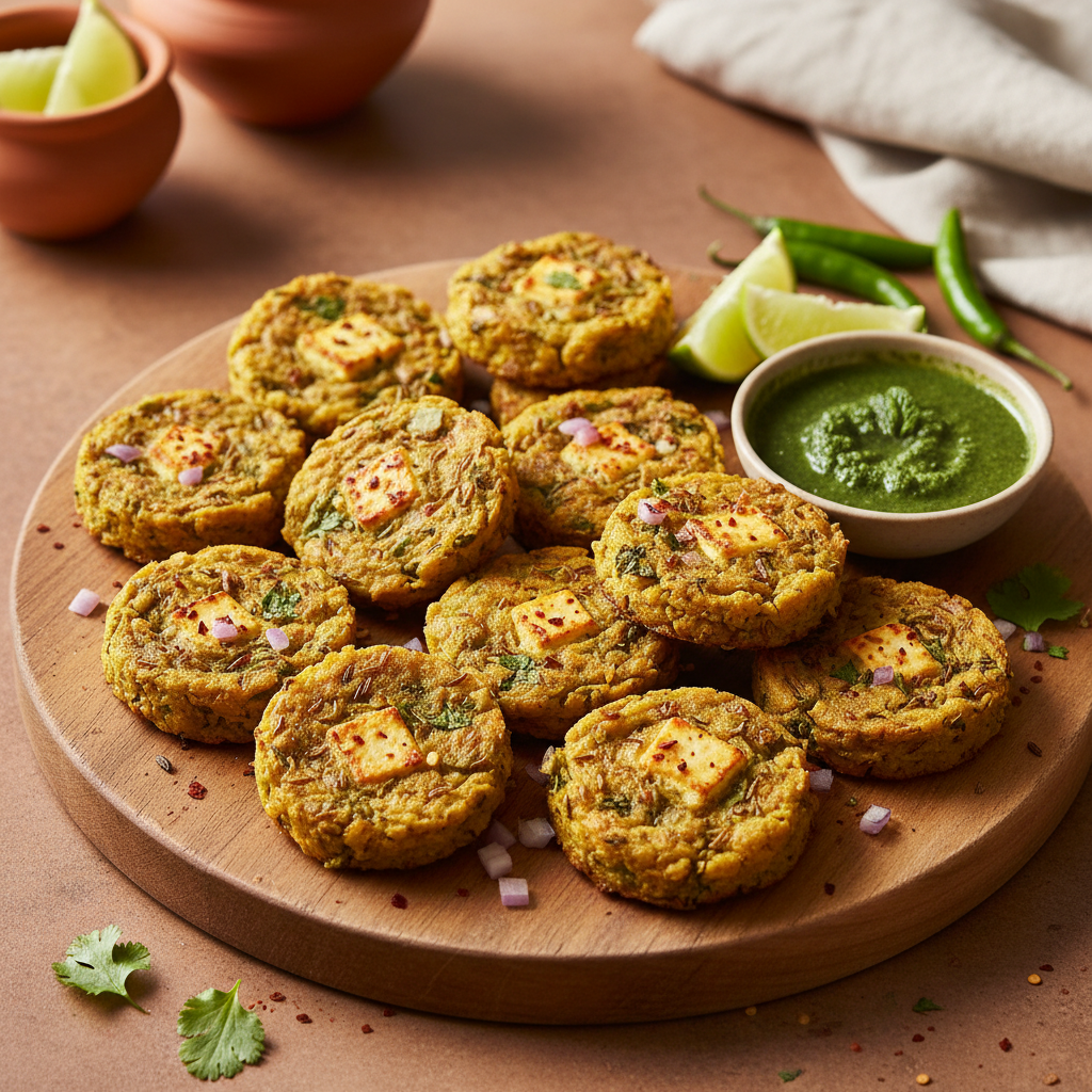 Baked Chickpea Flour Frittata Bites