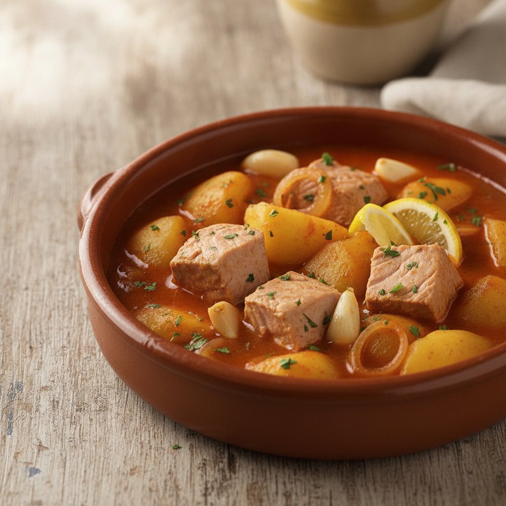 Spanish Tuna and Potato Stew (Low-Calorie)