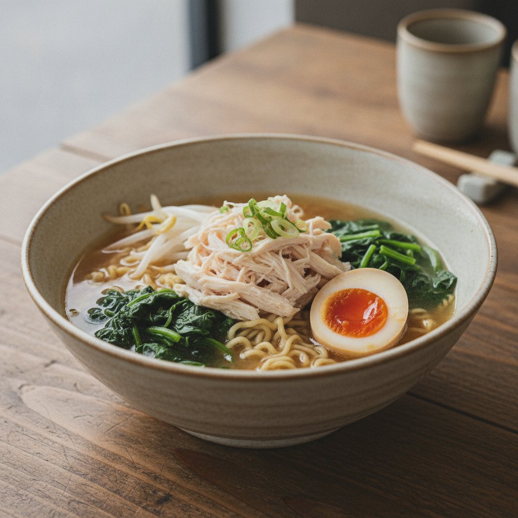 Soy Broth Ramen (Low-Calorie)