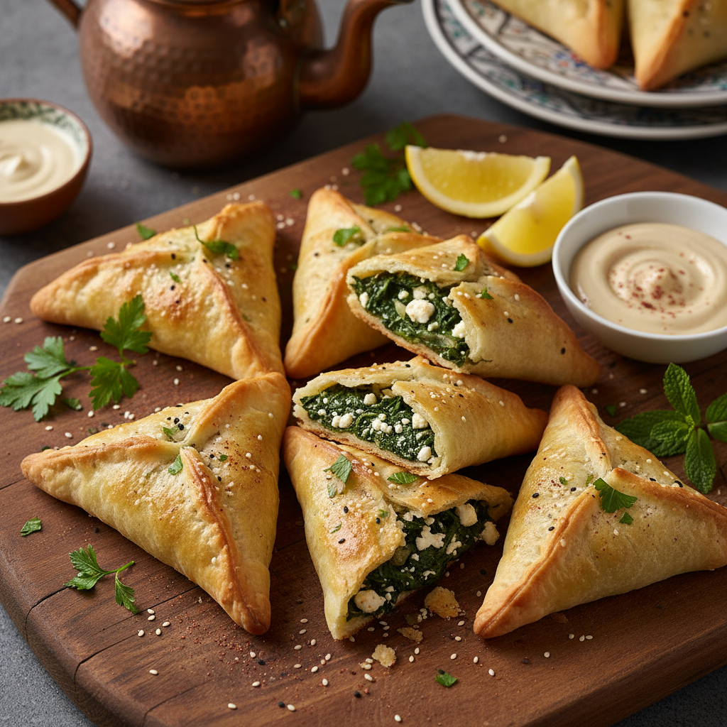 Spinach Fatayer Bil Sabanikh