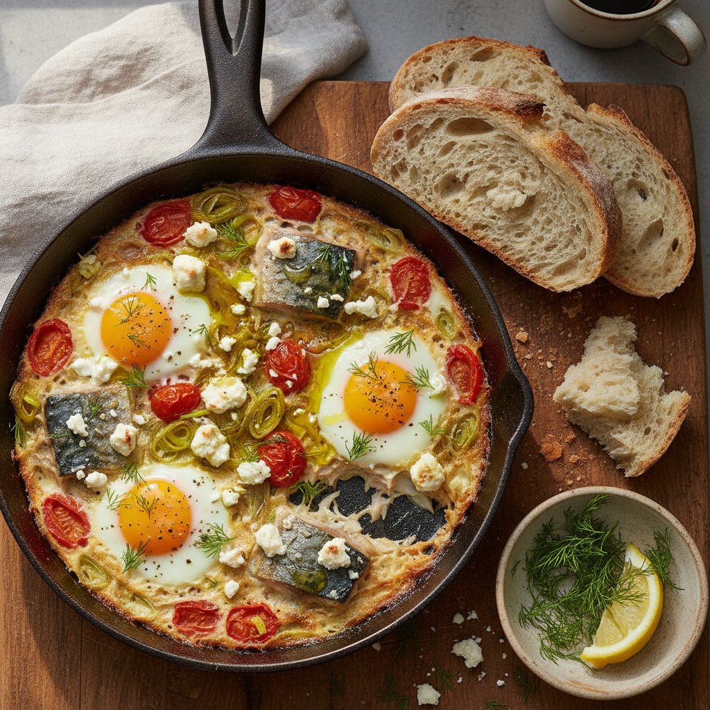 Smoked Fish and Egg Bake