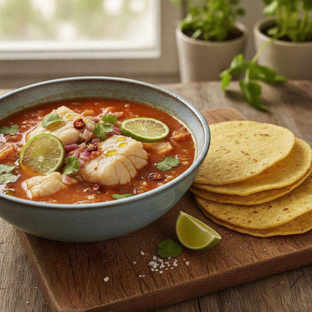 Fish Stew in Tomato Broth (Low-Chol)