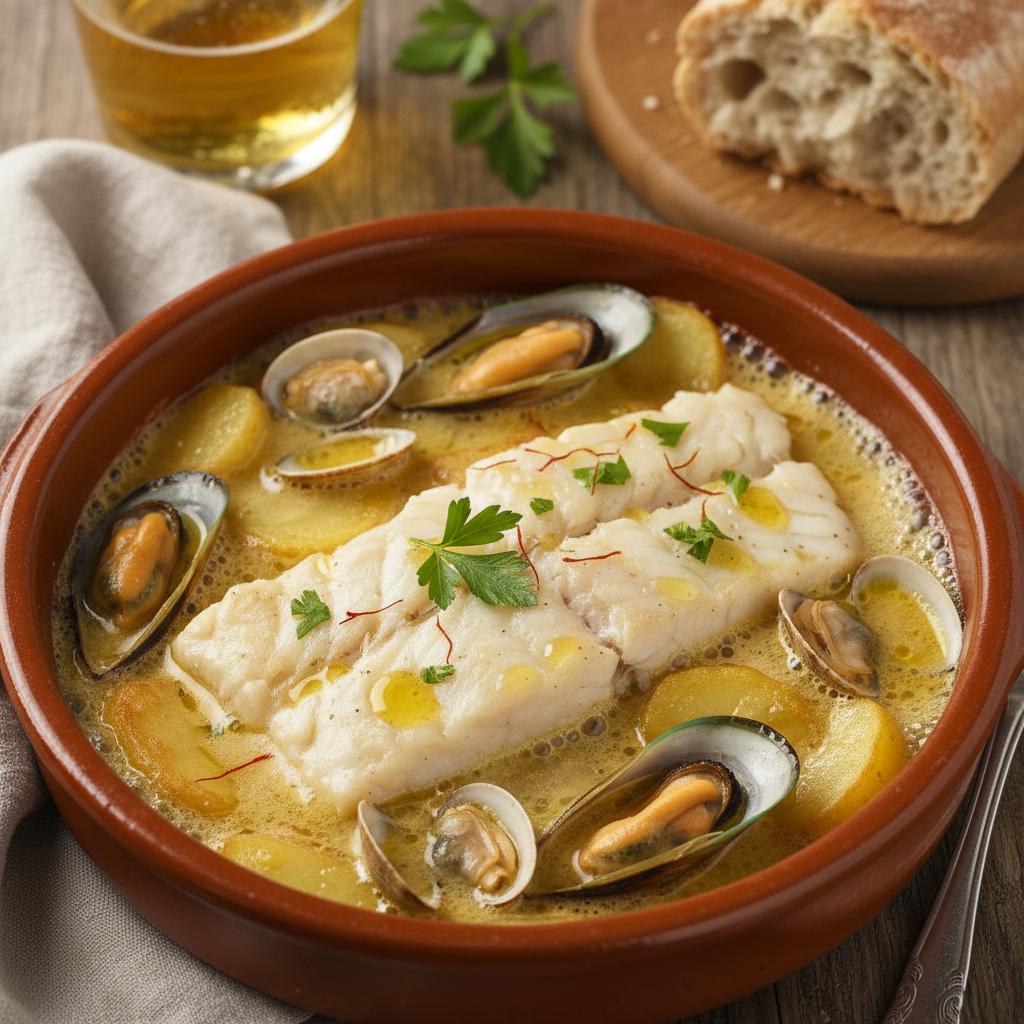 Asturian Hake in Cider