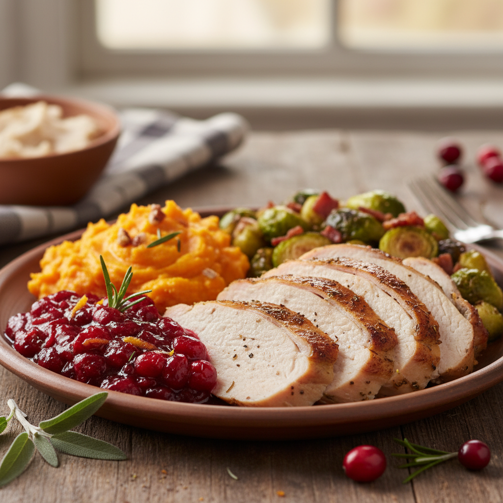 Vermont Roast Turkey and Cranberry Plate