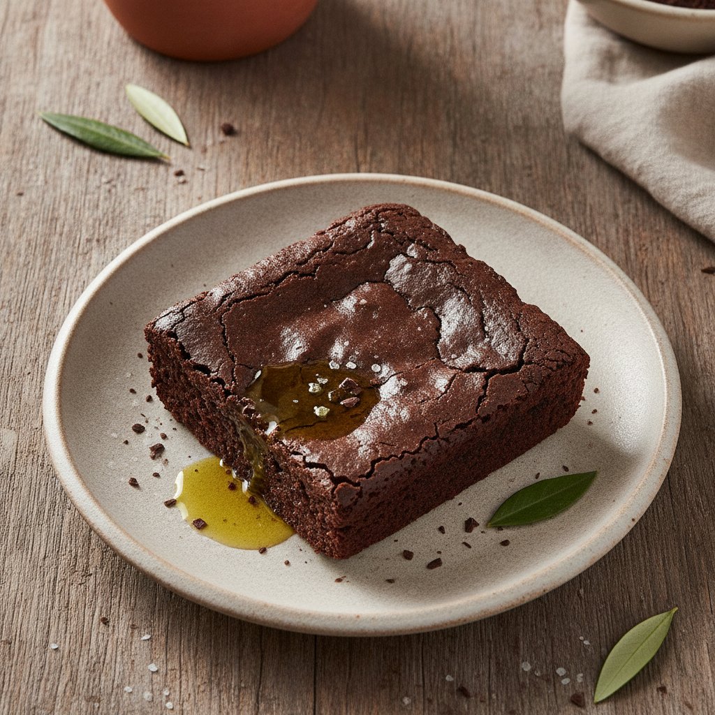 Chocolate Olive Oil Brownies