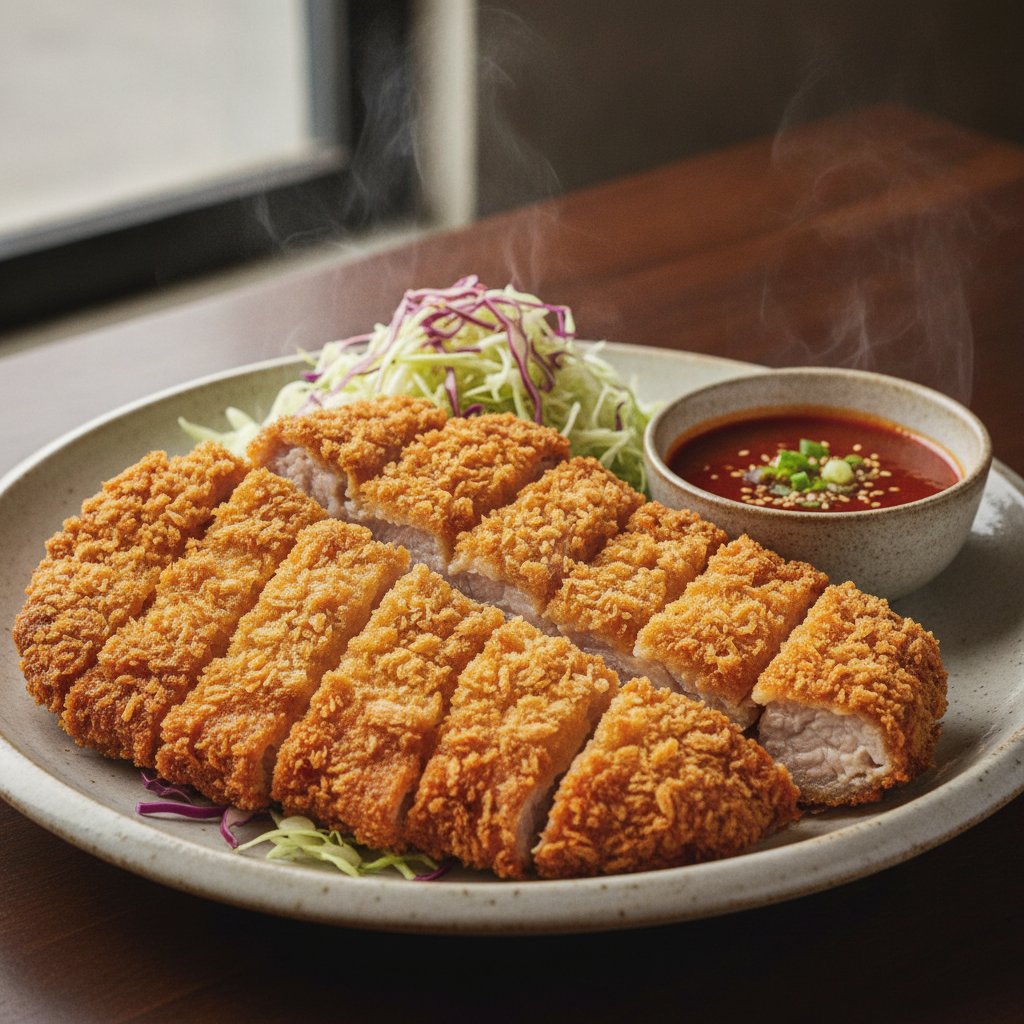 Korean Fried Pork Cutlet (Gluten-Free)