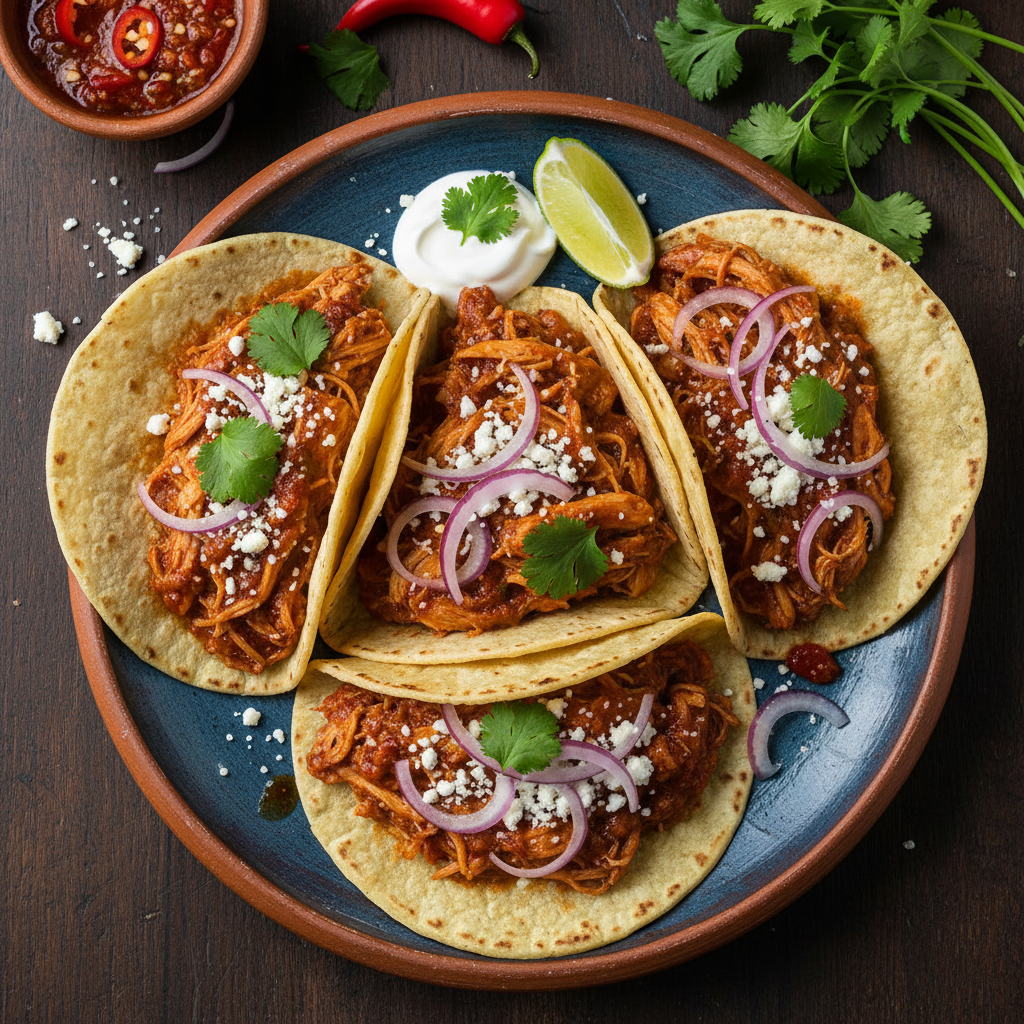 Tinga de Pollo Tacos