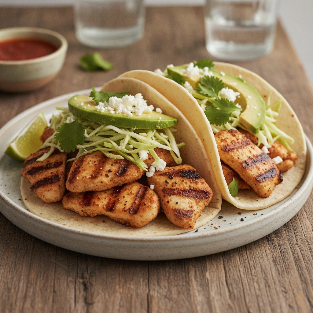 Griddled Chicken Tacos (Keto)