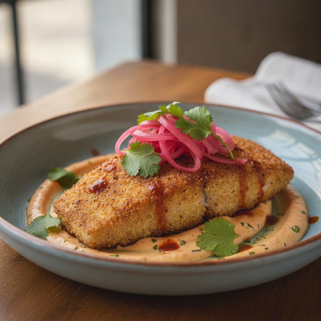 Crispy Snapper with Spicy Sauce