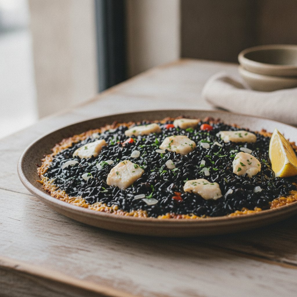 Black Squid Ink Rice (Gluten-Free)