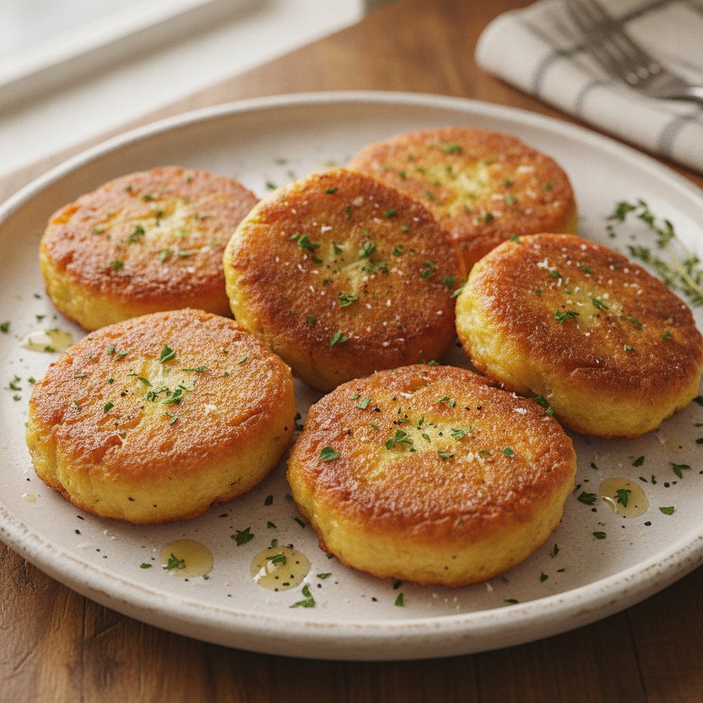 Fried Potato Cakes (Low-Calorie)