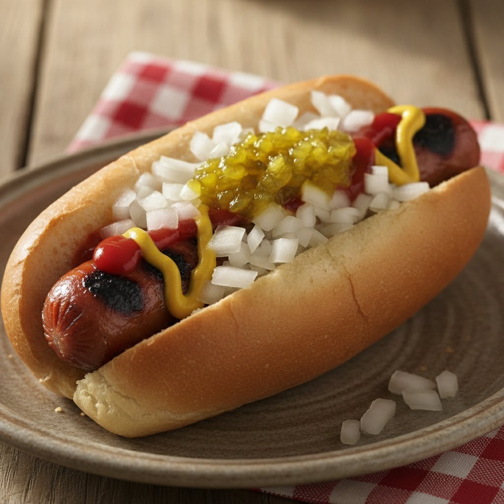 Grilled Hot Dog