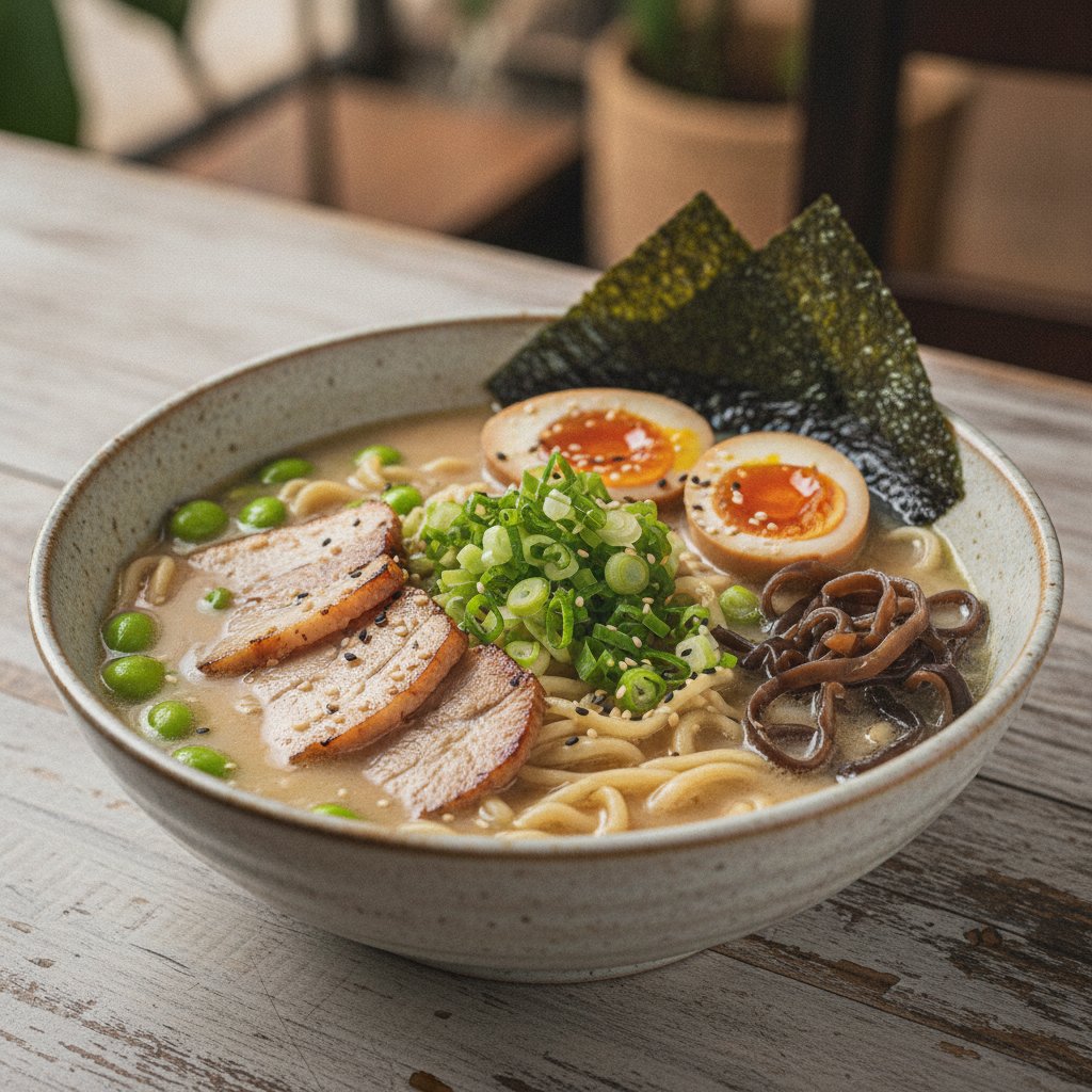 Pork Bone Noodle Soup (High-Protein)
