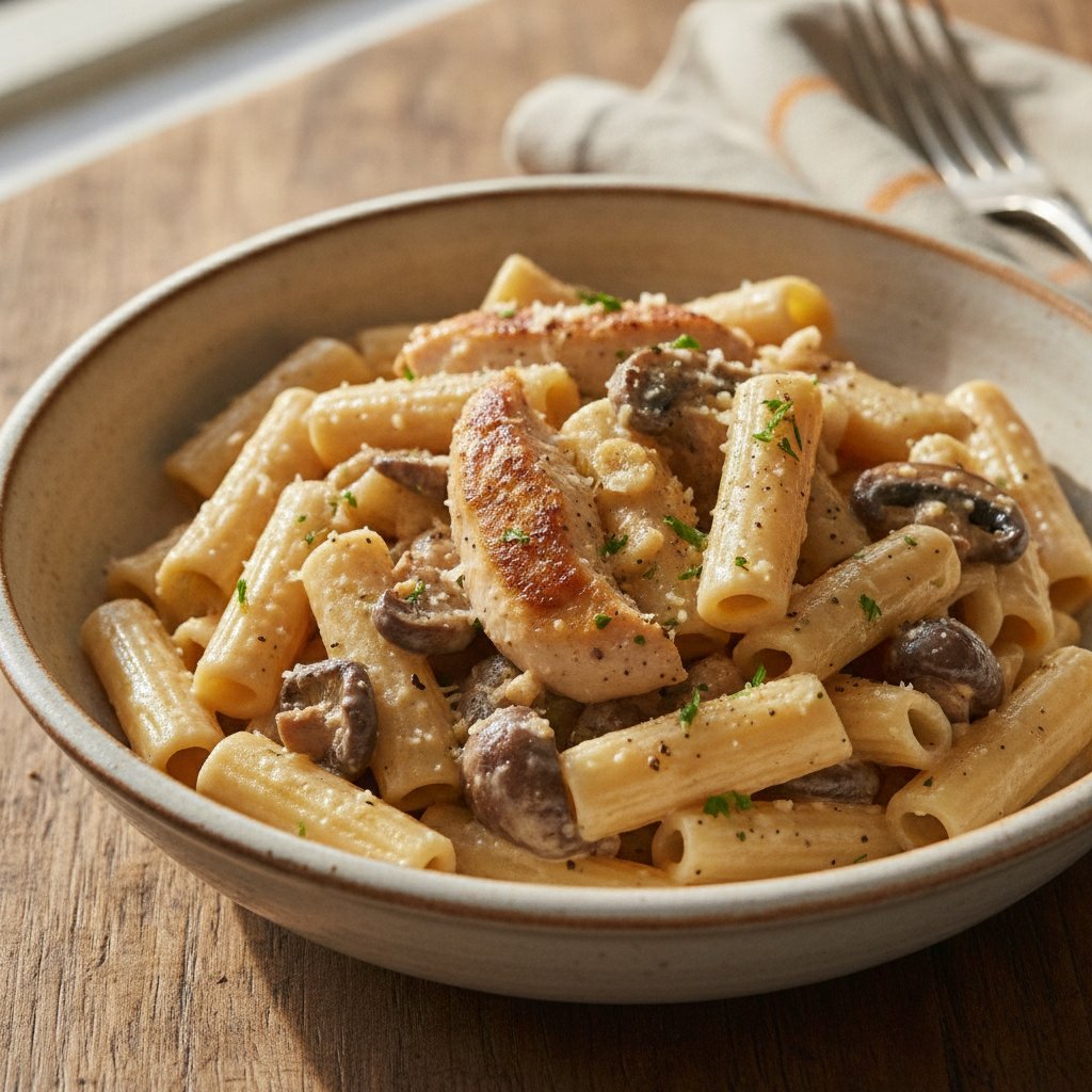 Chicken and Mushroom Pasta