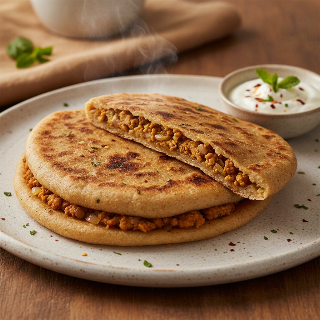 Chicken Stuffed Flatbread
