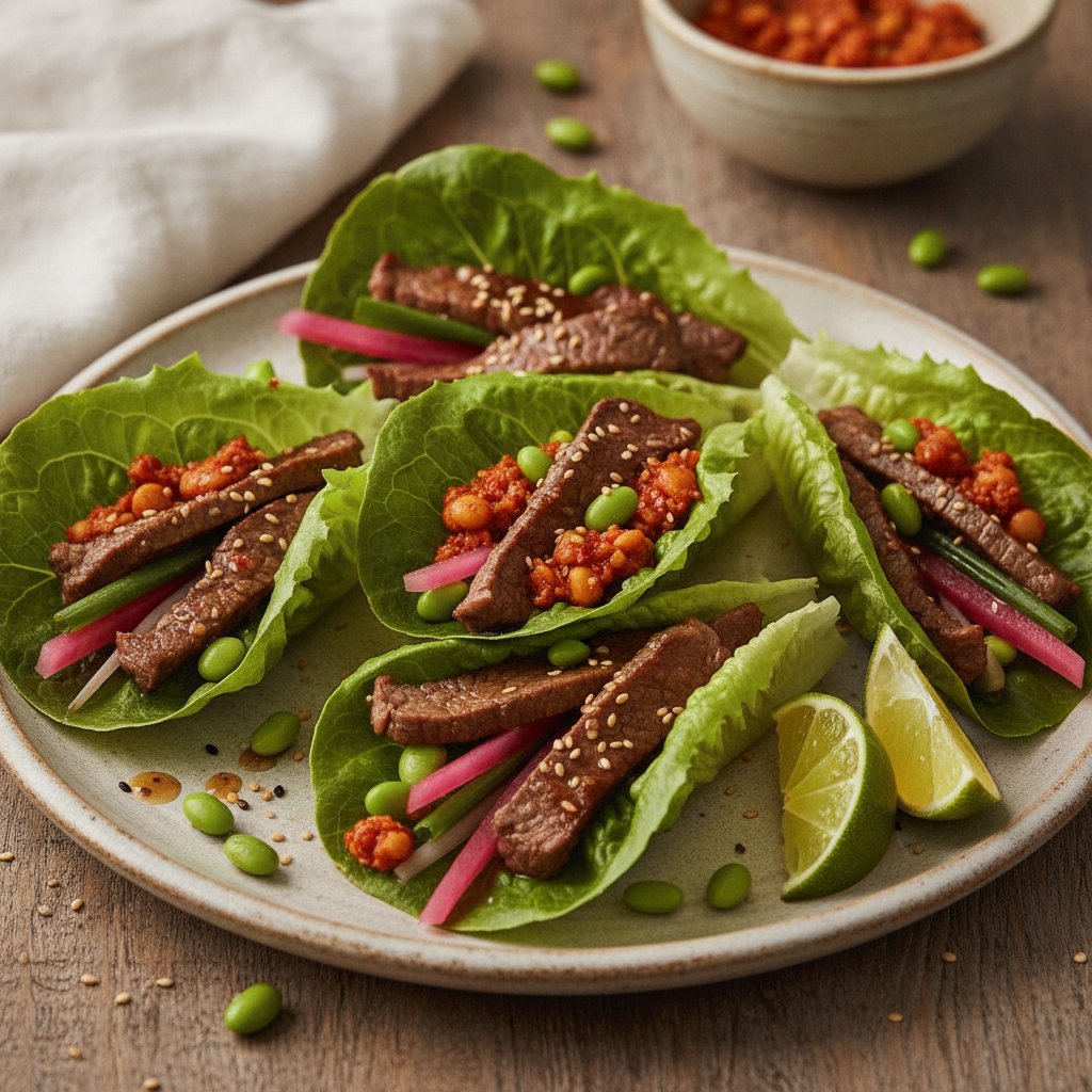 Korean Grilled Beef Lettuce Wraps (GLP-1)