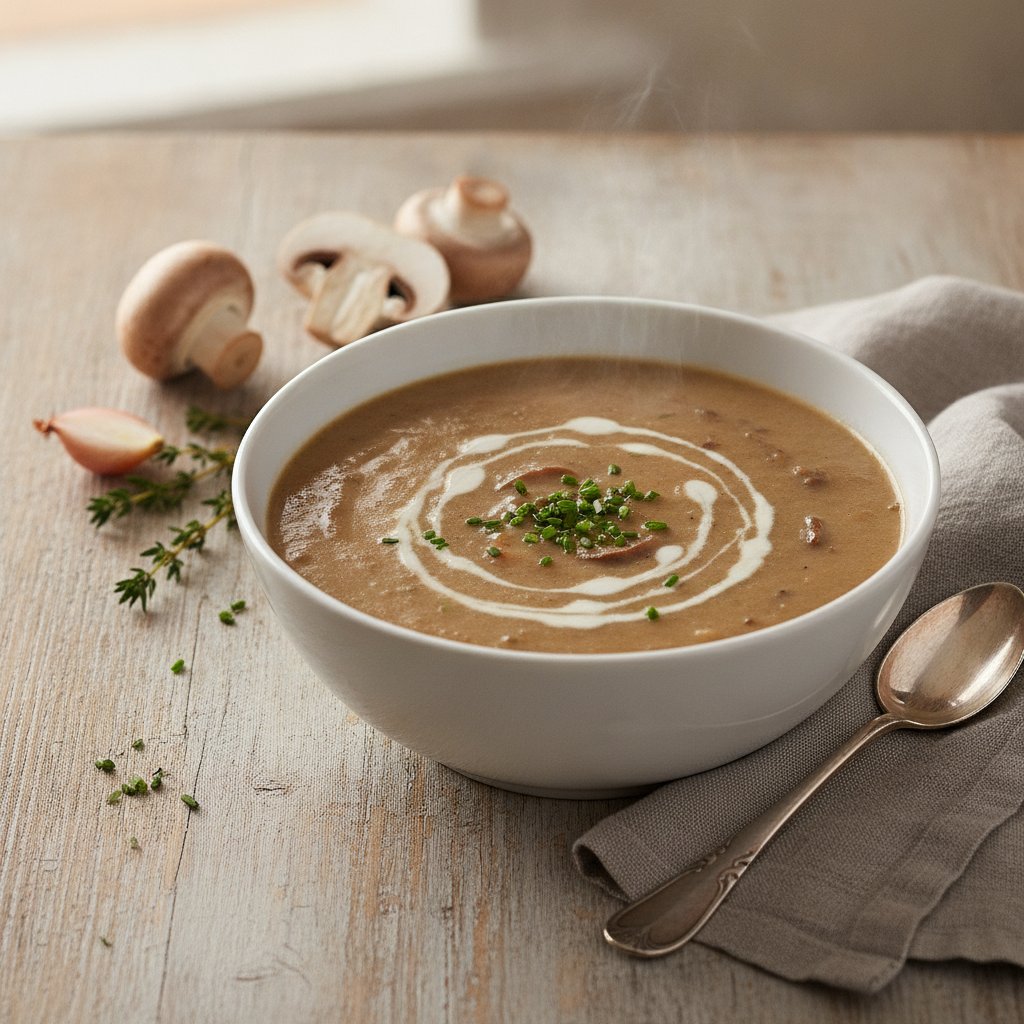 Creamy Mushroom Soup (Gluten-Free)