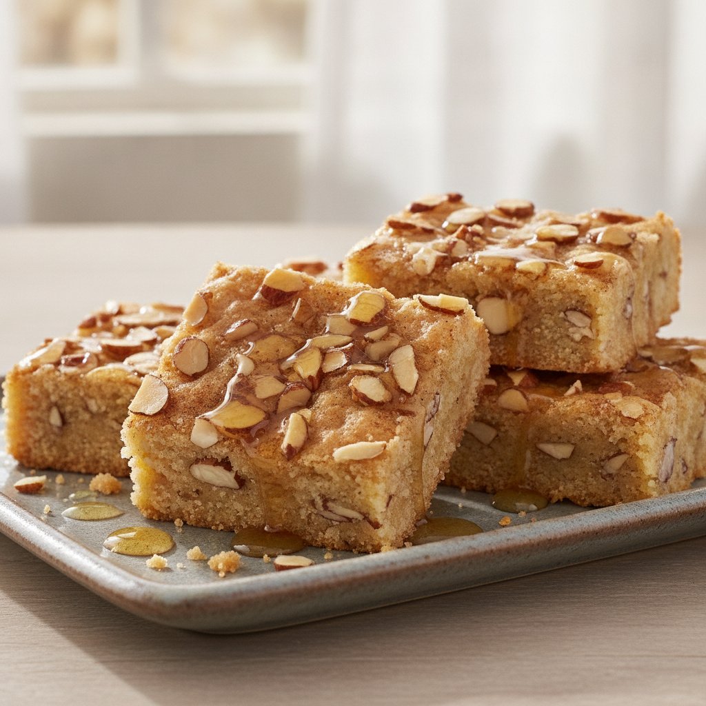 Honey Cinnamon Shortbread Bars
