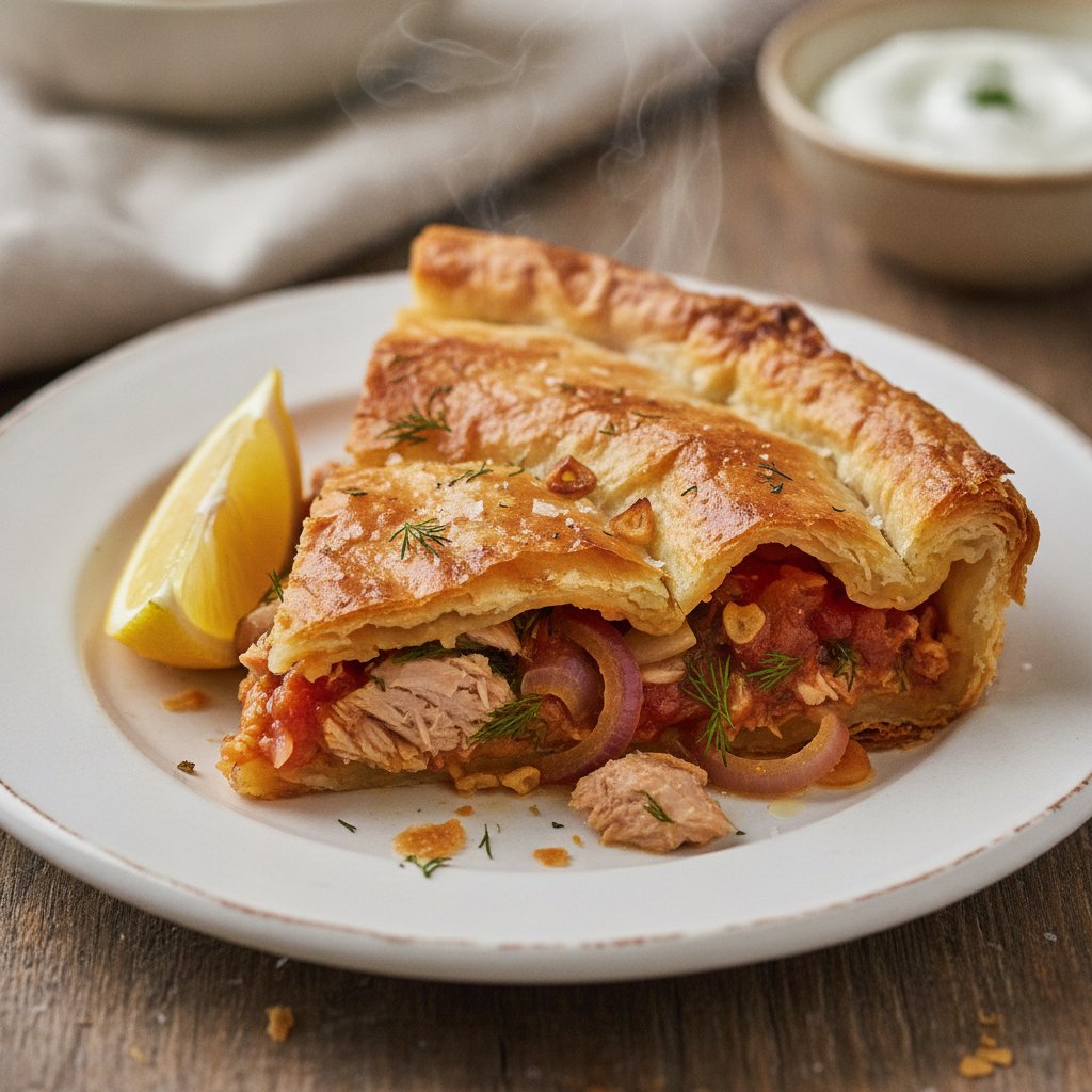 Tuna and Tomato Pie