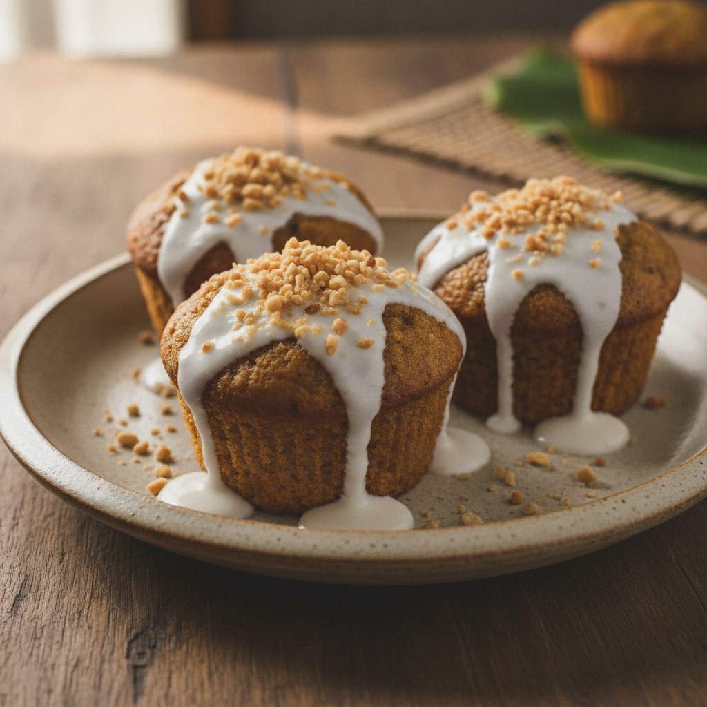 Vietnamese Banana Cake Cupcakes