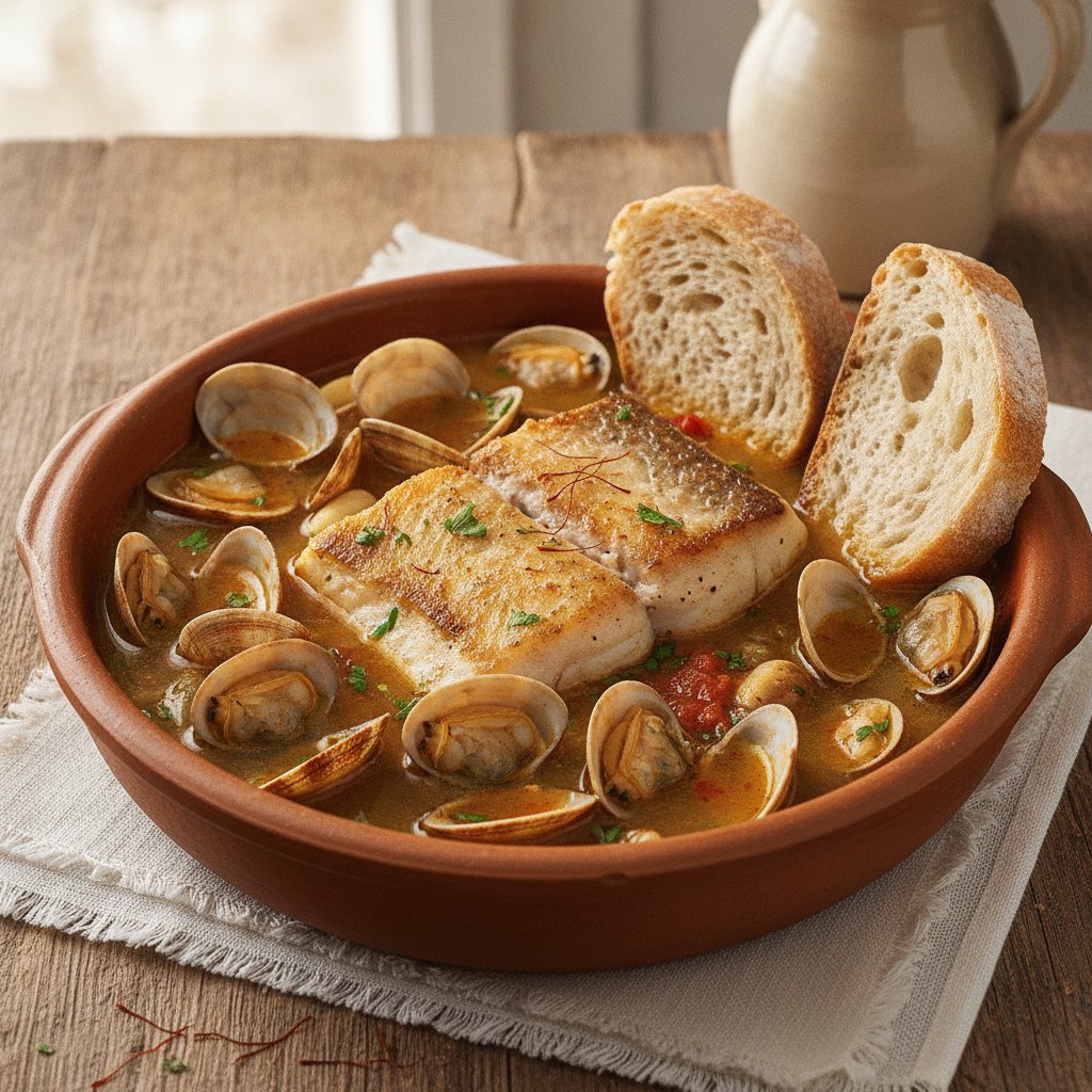 Hake and Clam Soup