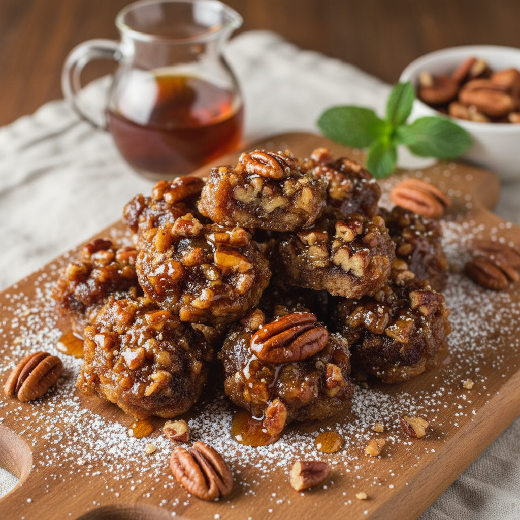 Date Pecan Maple Bites