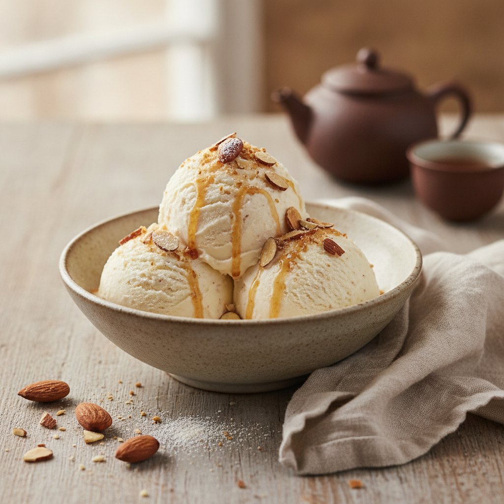 Chinese Almond Milk Ice Cream
