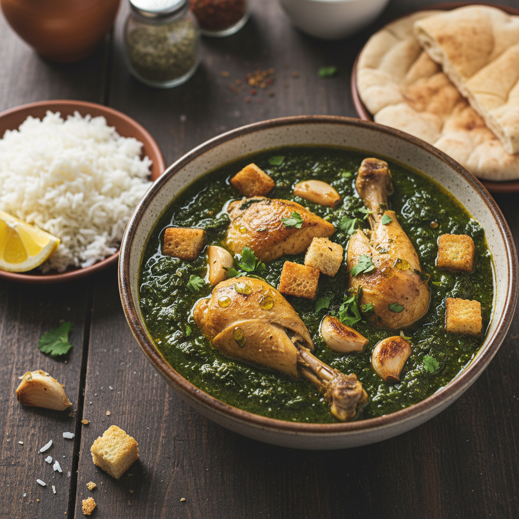 Chicken Molokhia