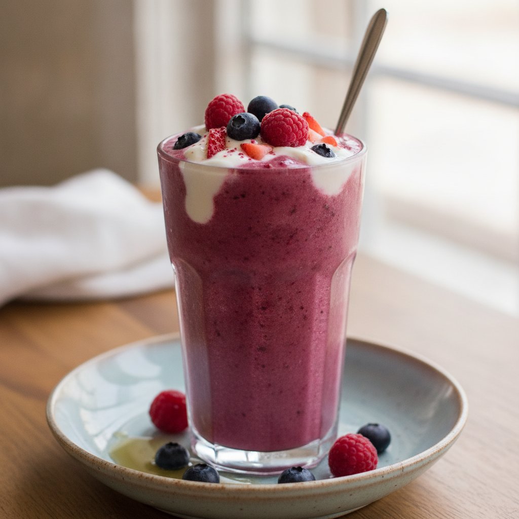 Triple Berry Smoothie (Gluten-Free)