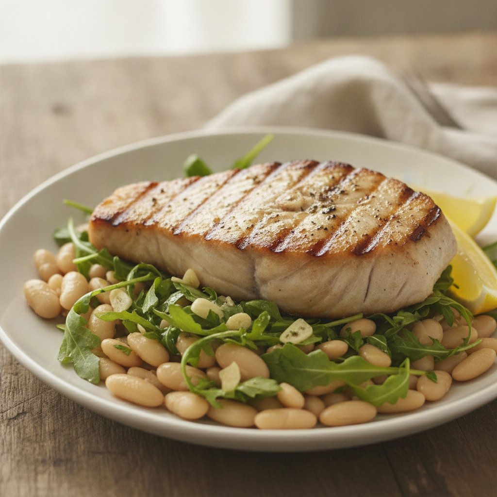 Grilled Swordfish Steak (GLP-1)