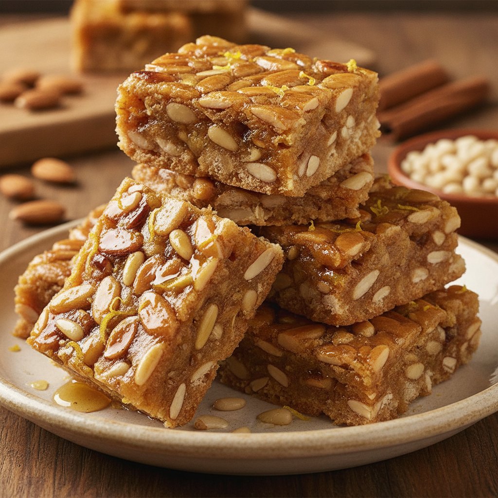 Honey Almond Nut Bars