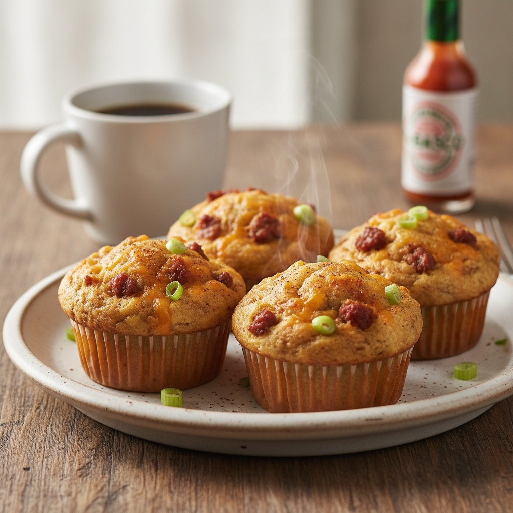 Chorizo and Egg Savoury Muffins
