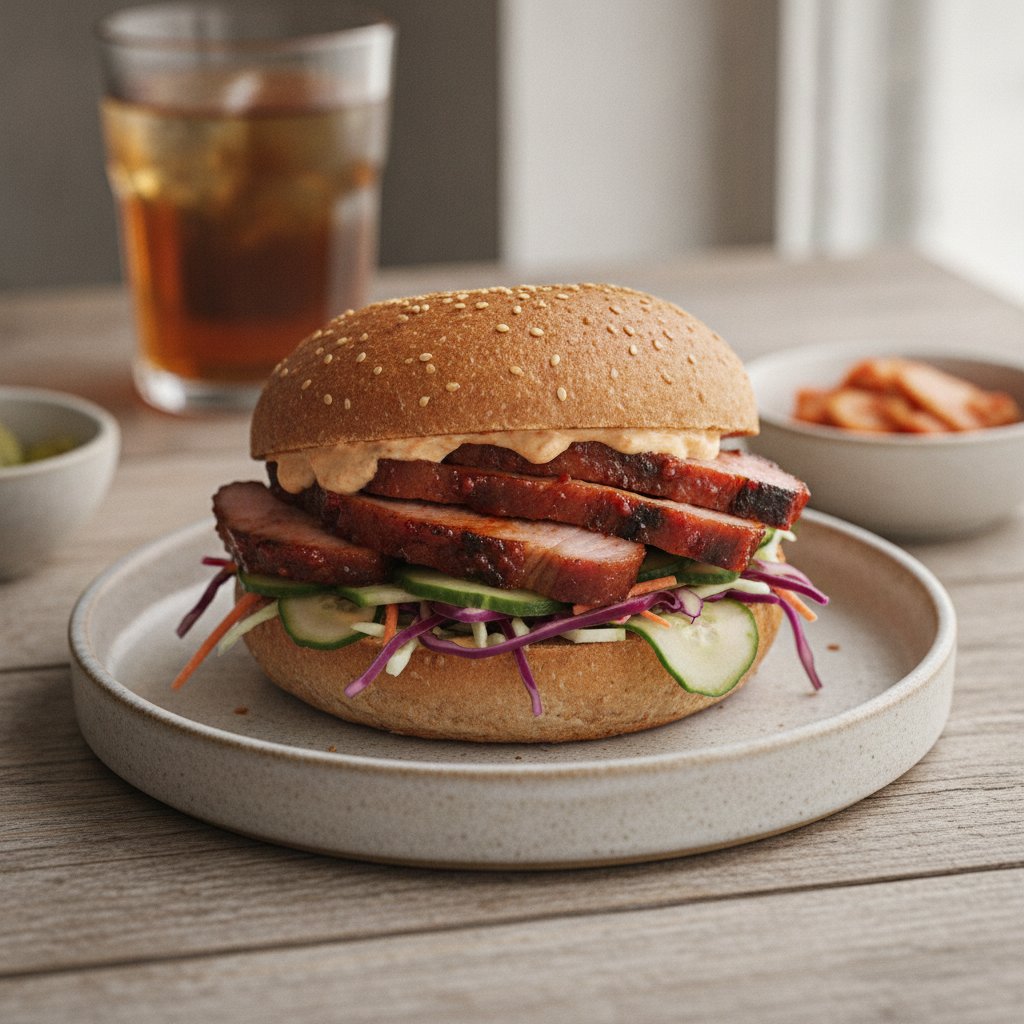 Spicy Pork Sandwich (Low-Calorie)