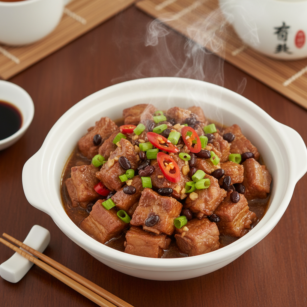 Cantonese Steamed Pork Ribs with Black Bean